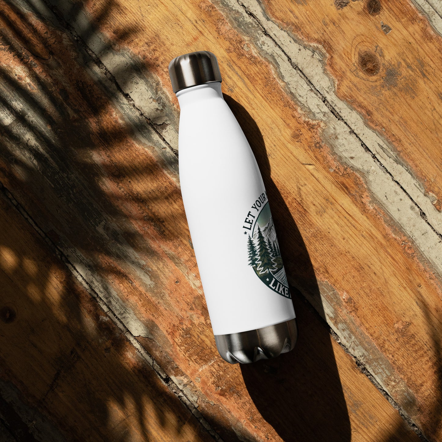 Stainless steel water bottle