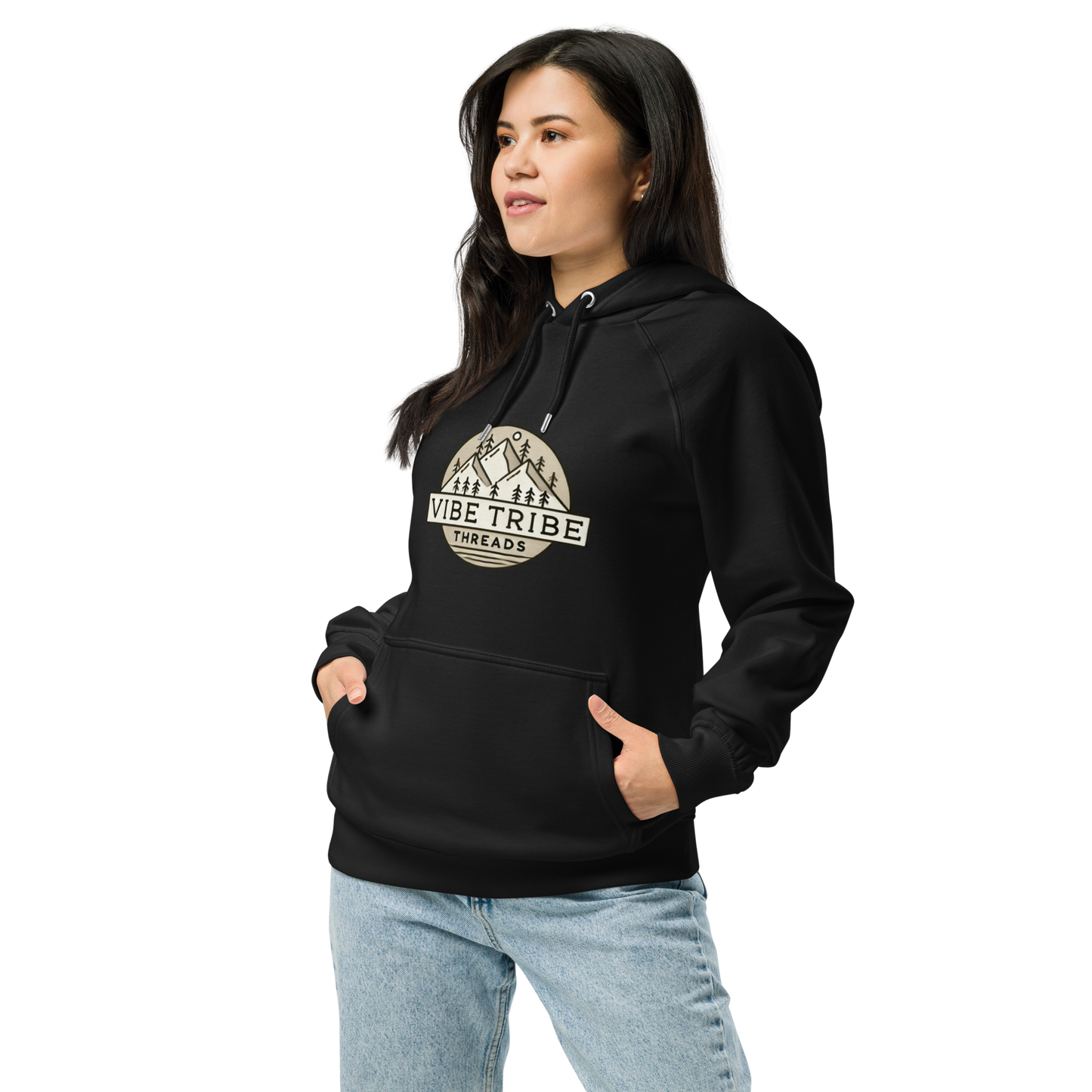 Unisex eco raglan hoodie