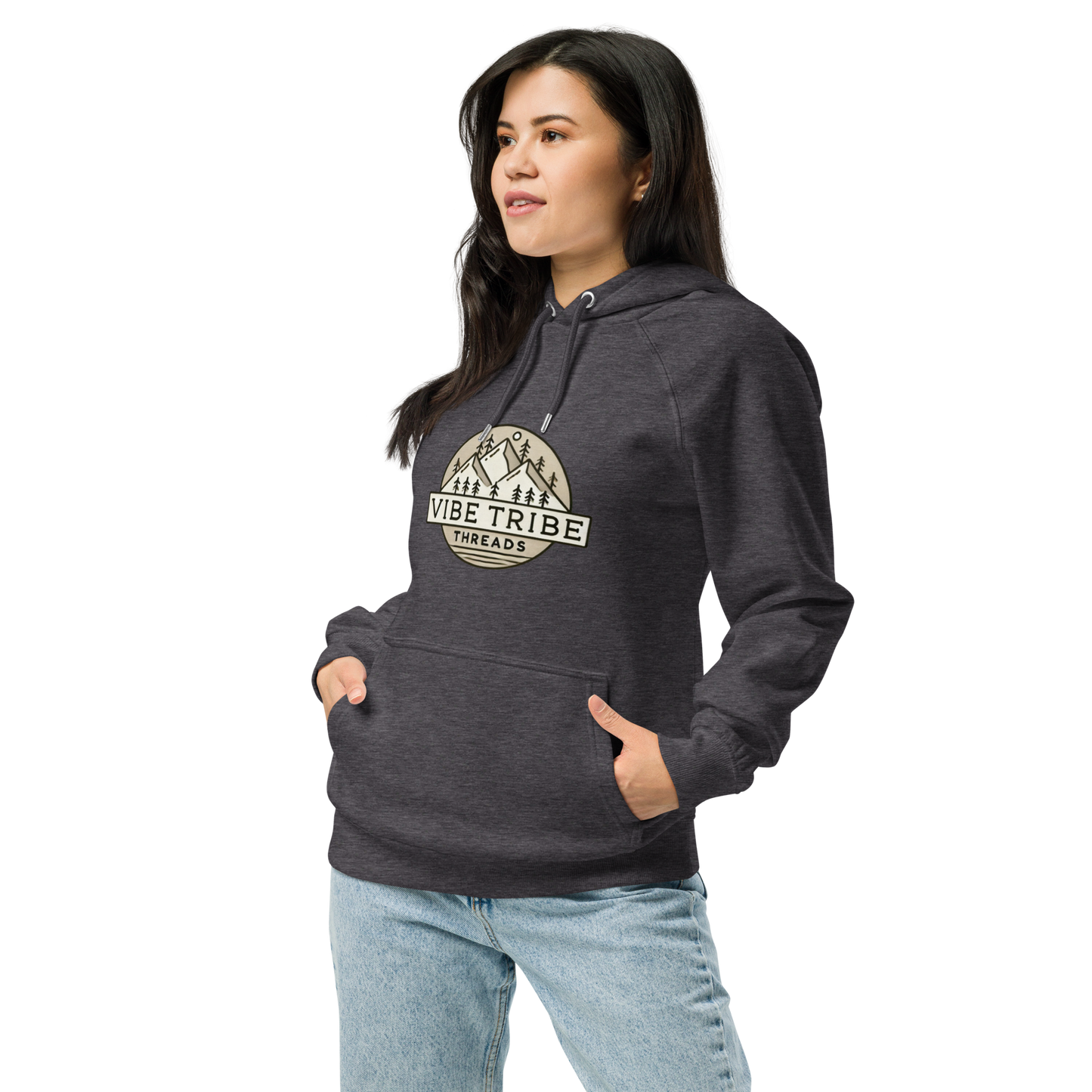 Unisex eco raglan hoodie