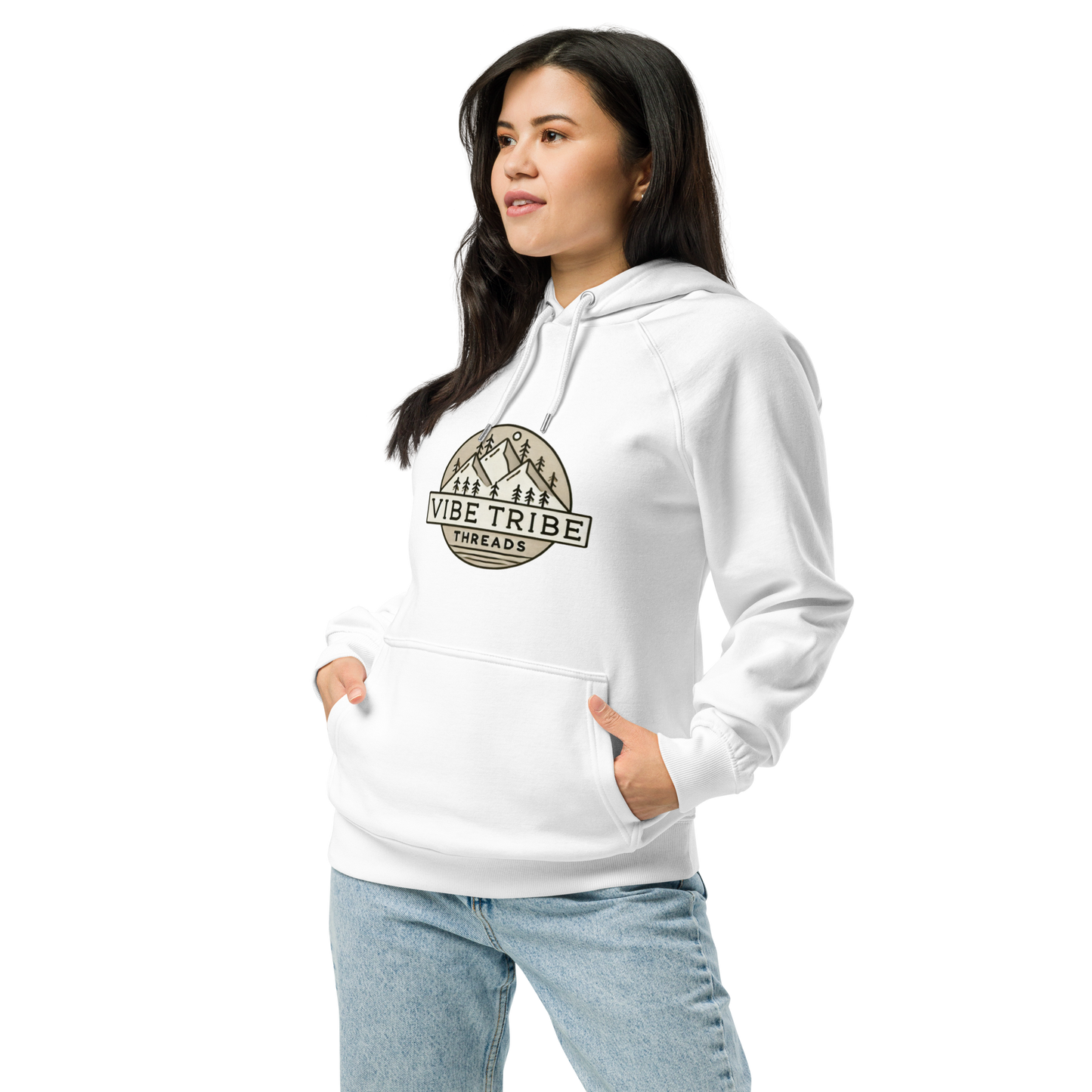 Unisex eco raglan hoodie