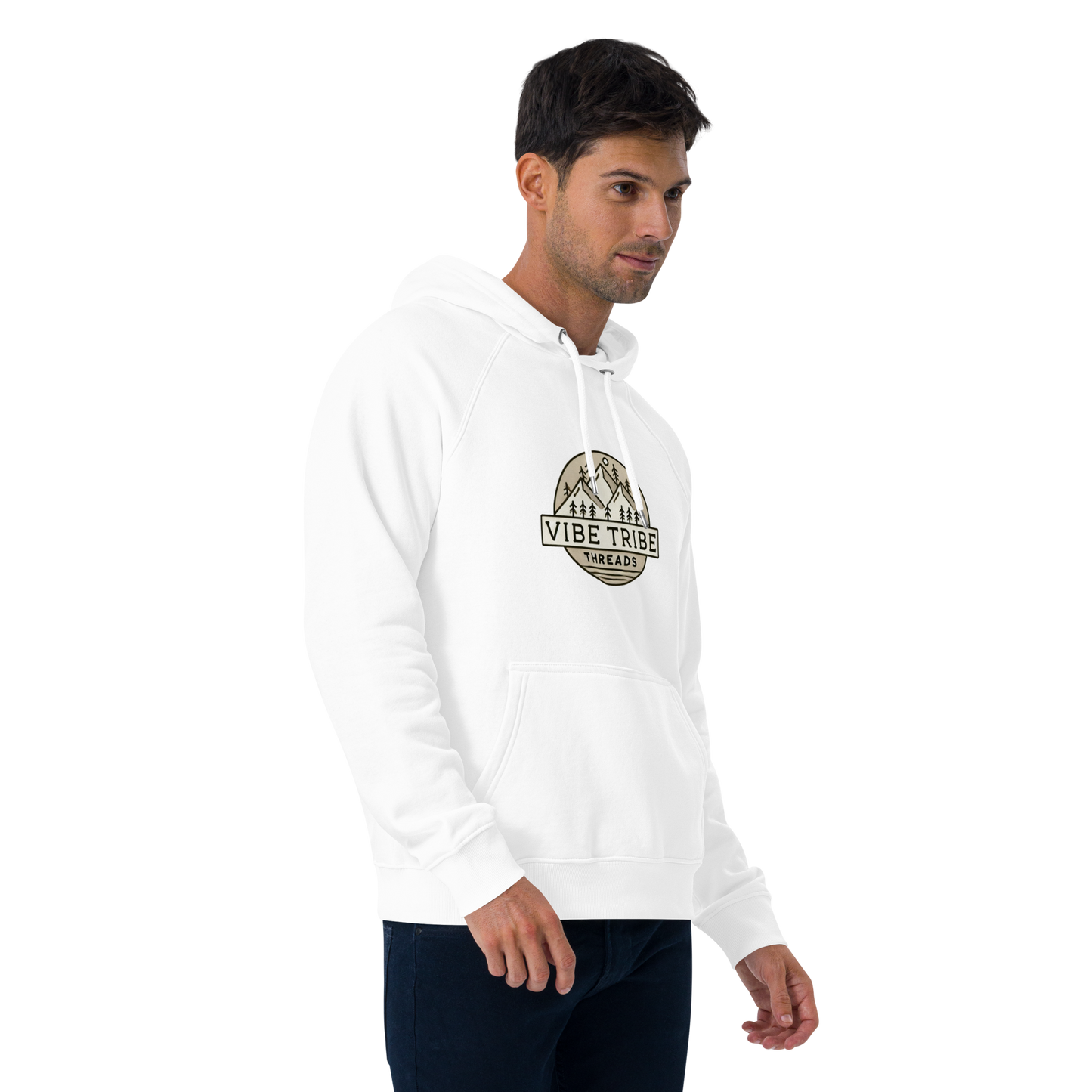 Unisex eco raglan hoodie