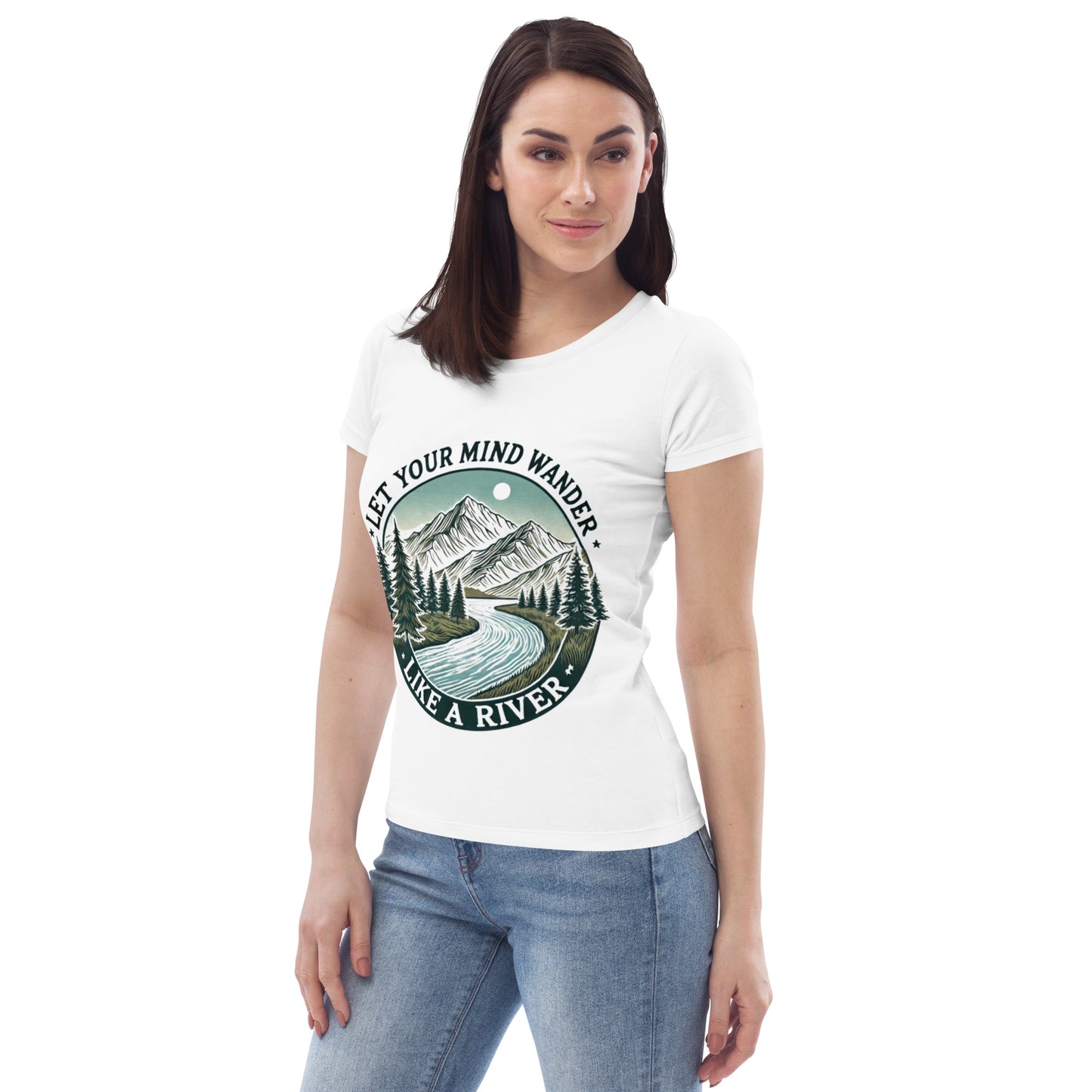 Women's fitted eco tee